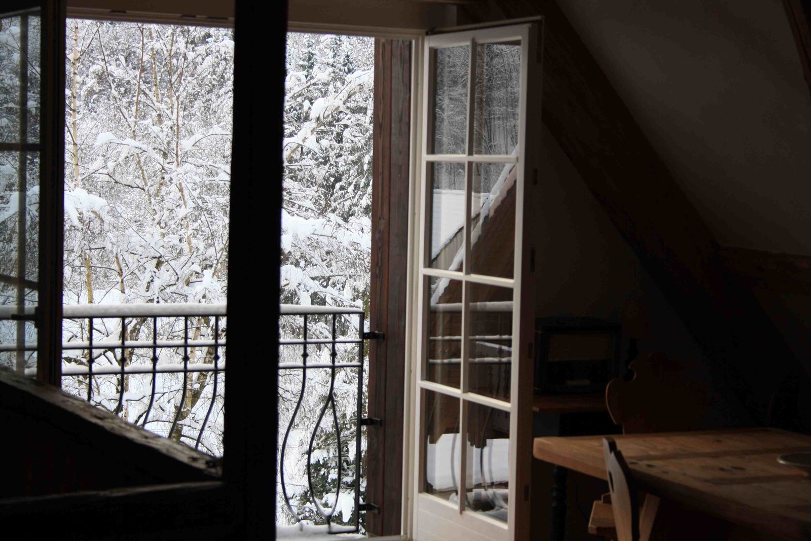 Blick aus der Dachstube